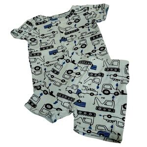 Old Navy Kids Pajamas with Vehicle Print - Blue and Black